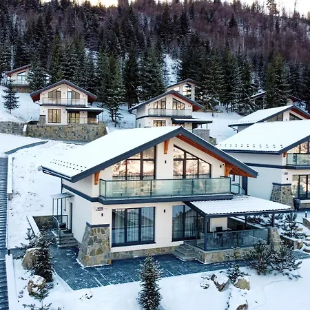 Chalet Ecoberghaus - котеджне містечко Bukovel